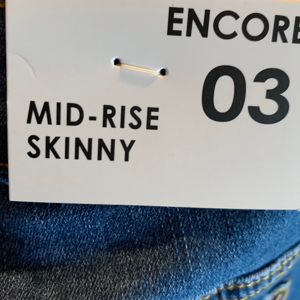 Encore Mid Rise Stretchy Jeans - Picture 2 of 4